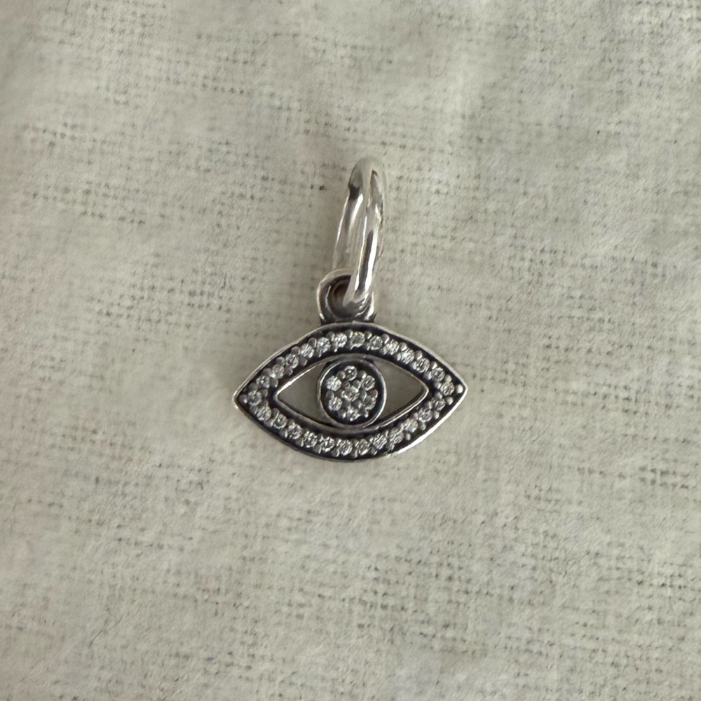Authentic Pandora Sterling Silver Evil Eye Charm